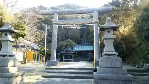 洲崎神社の鳥居