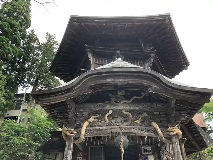 円通三匝堂(さざえ堂)の本殿・本堂