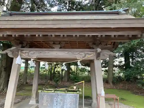 朝日森天満宮の手水舎