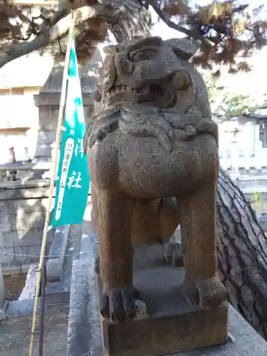浅澤社（住吉大社末社）の狛犬