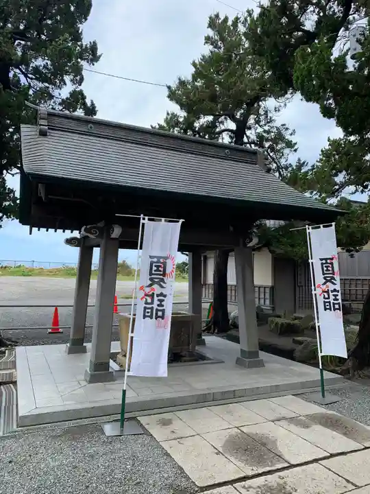 森戸大明神(森戸神社)の手水舎