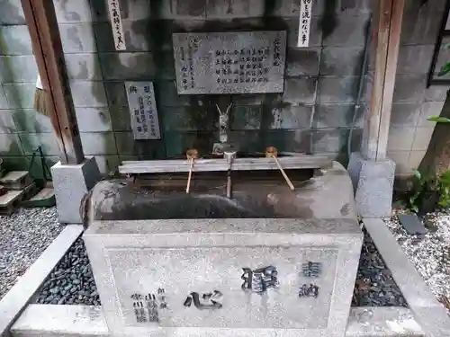 新世界稲荷神社の手水