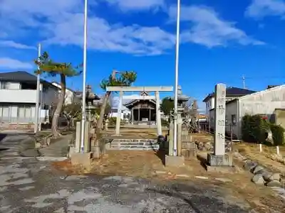 神明社（市場神明社）の鳥居