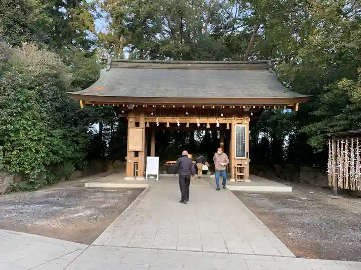 寒川神社の手水舎