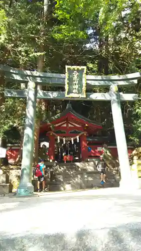 日光二荒山神社中宮祠の鳥居