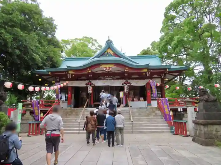多摩川浅間神社の本殿・本堂