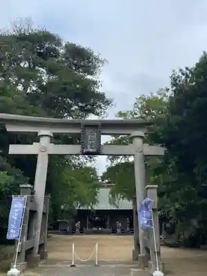 海上八幡宮の鳥居