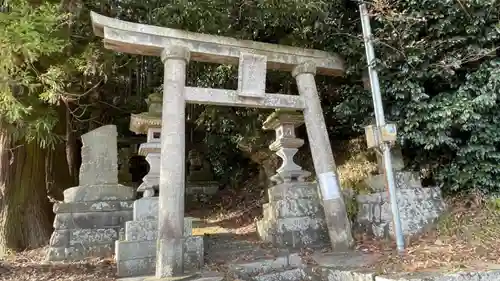 神明神社の鳥居