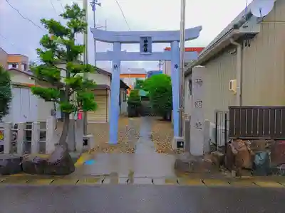 神明社（鹿田）の鳥居