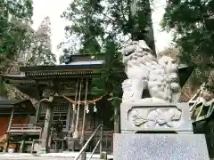 羽山神社の狛犬