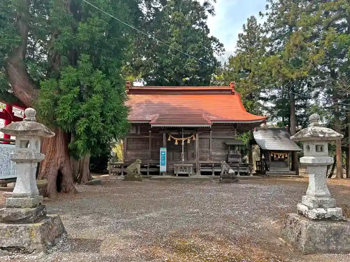 於呂閇志胆澤川神社の本殿・本堂