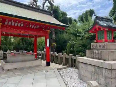 綱敷天満宮の手水舎