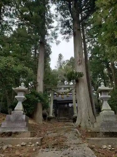 栃上神社の鳥居