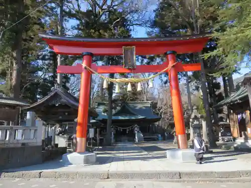 小室浅間神社の鳥居