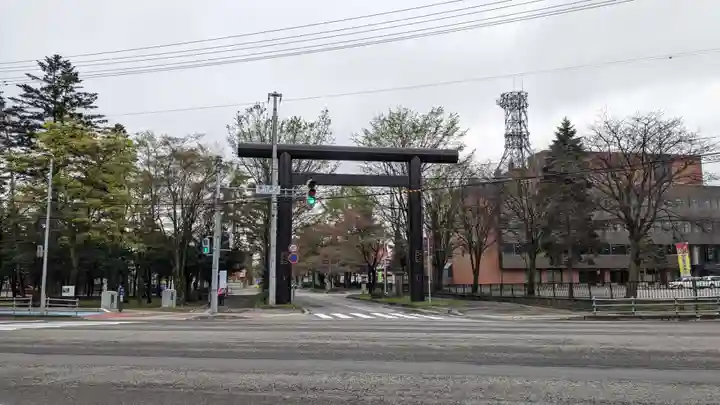 帯廣神社の鳥居