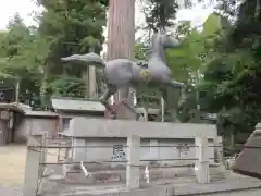 田村神社の狛犬