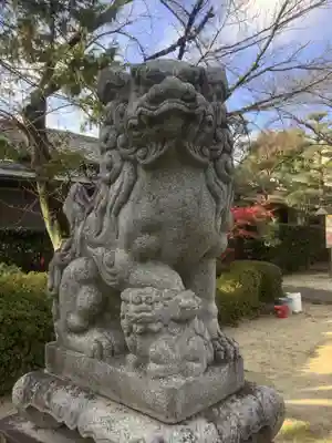 植田八幡宮の狛犬