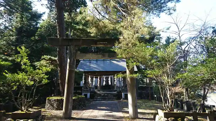 小河内神社の鳥居