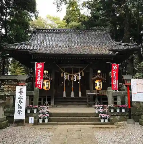 間々田八幡宮の本殿