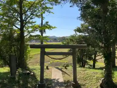 神明神社の鳥居
