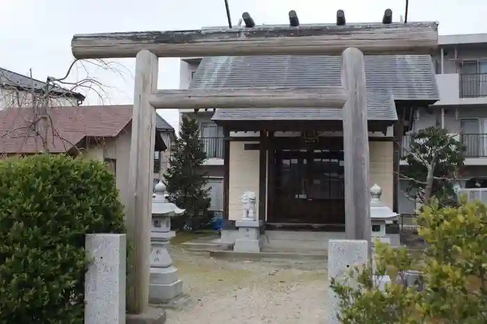 石留神社の鳥居