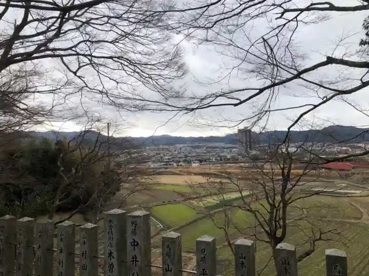 桑田神社の景色