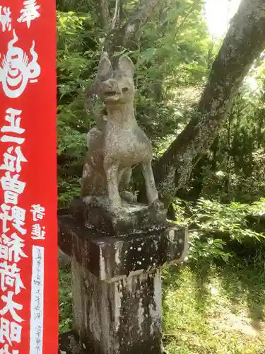 曽野稲荷神社の狛犬