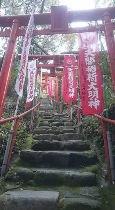 天開稲荷社の鳥居