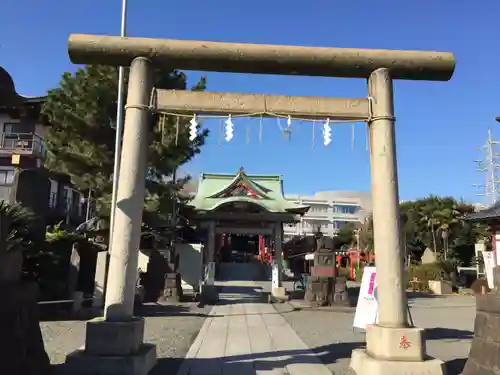 羽田神社の鳥居