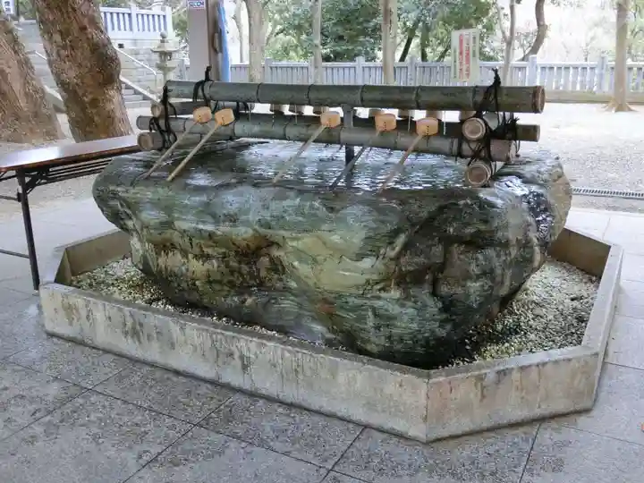 大麻比古神社の手水舎