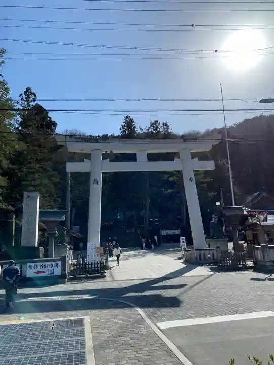 諏訪大社の鳥居