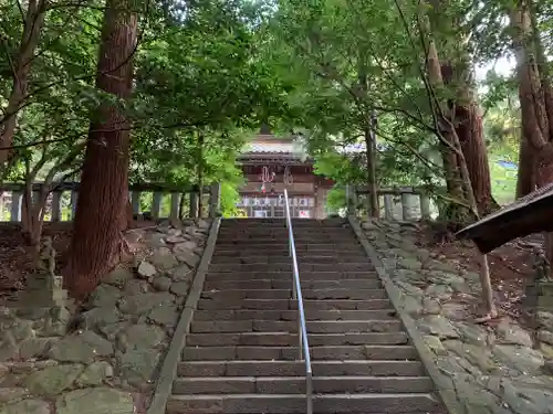 萩日吉神社の山門