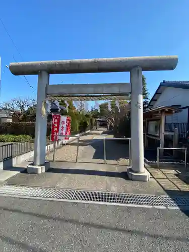 上高野神社の鳥居