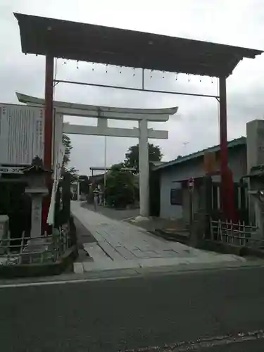 健田須賀神社の鳥居