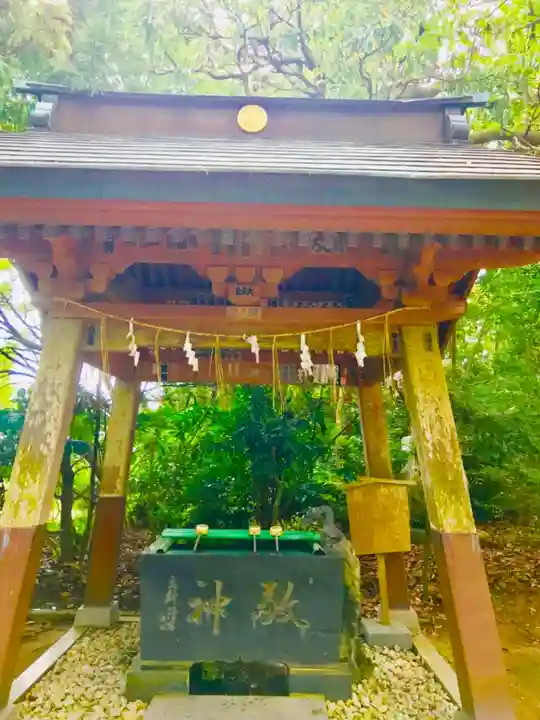 諏訪大神の手水舎