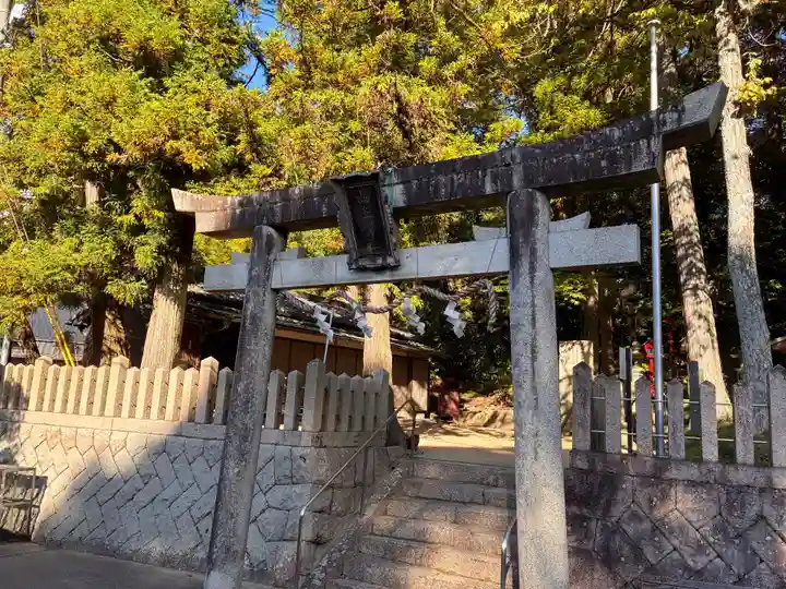 船坂山王神社の鳥居