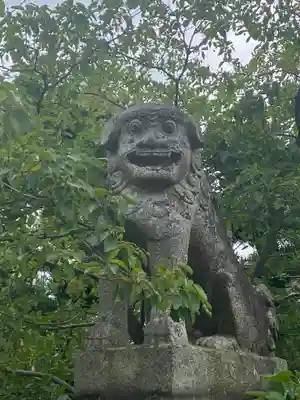 岡湊神社の狛犬