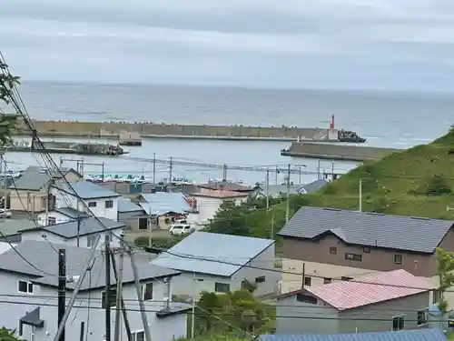 昆布森神社の景色