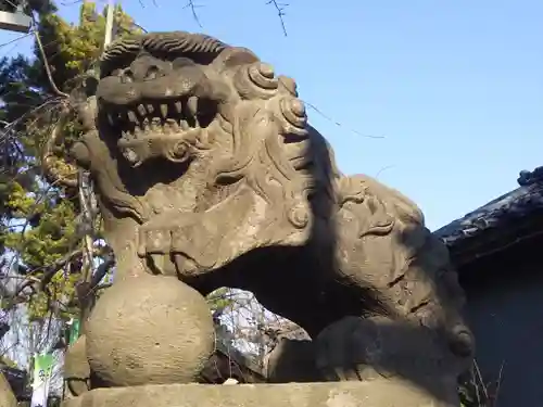 鴻神社の狛犬