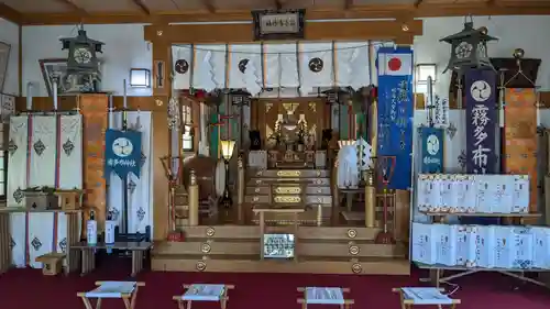 霧多布神社の本殿・本堂