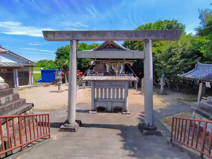 大日孁社(北方町)の鳥居