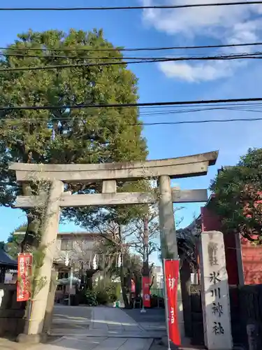 麻布氷川神社の鳥居