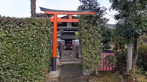 双和郷稲荷大明神の鳥居