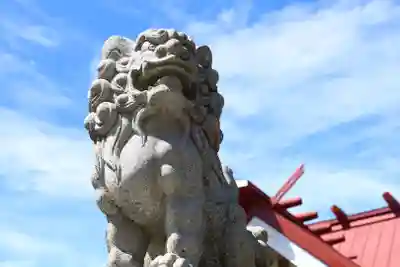 釧路一之宮 厳島神社の狛犬