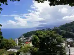 伊豆山神社の景色