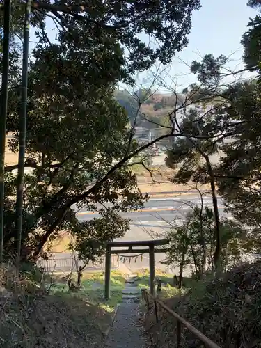 北上神社の景色