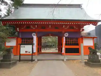 葛飾八幡宮の山門・神門