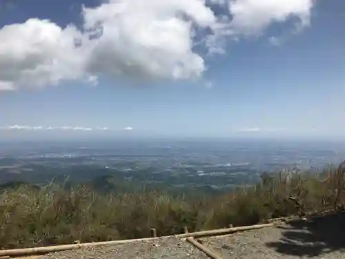 大山阿夫利神社本社の景色