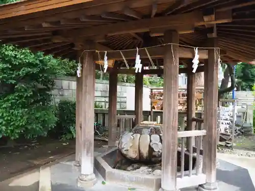 五條天神社の手水舎