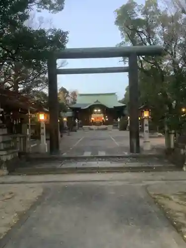 溝旗神社（肇國神社）の鳥居